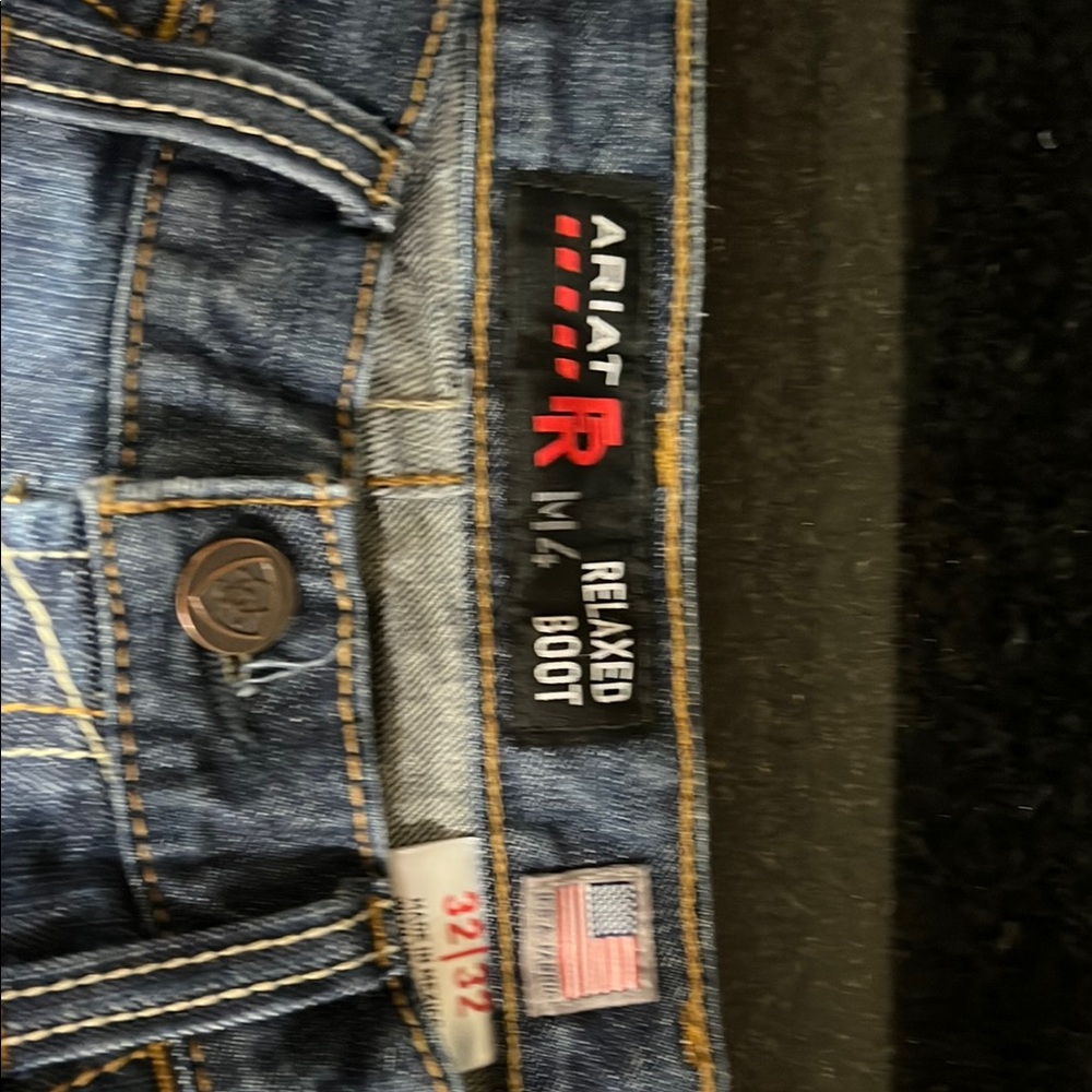 Ariat Cat2 M4 32x32 Denim Relaxed Boot Jeans Excellent  Shape